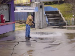 sidewalk cleaning, commercial power washing company, power washing company
